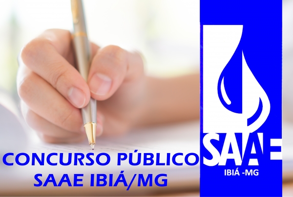SAAE PUBLICA EDITAL DE CONCURSO PÚBLICO